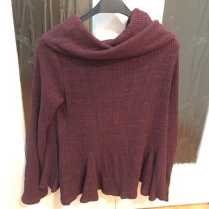 Anthropologie // Cowl Neck Sweater